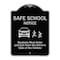 Signmission Designer Series-Safe School Students Must Enter And Exit From Driver Si, 18" L, 24" H, BS-1824-9755 A-DES-BS-1824-9755 - alternate 1